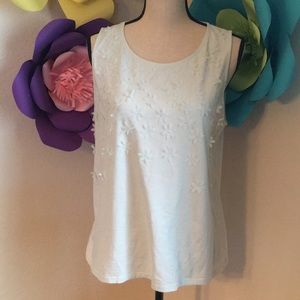 Ann Taylor Light Mint Green Sleeveless Top